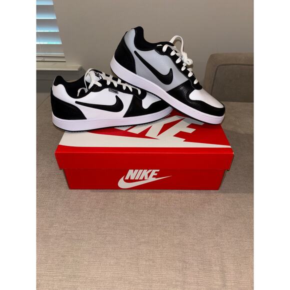 Nike Ebernon Low Prem - white/black-Wolf grey - Picture 1 of 7